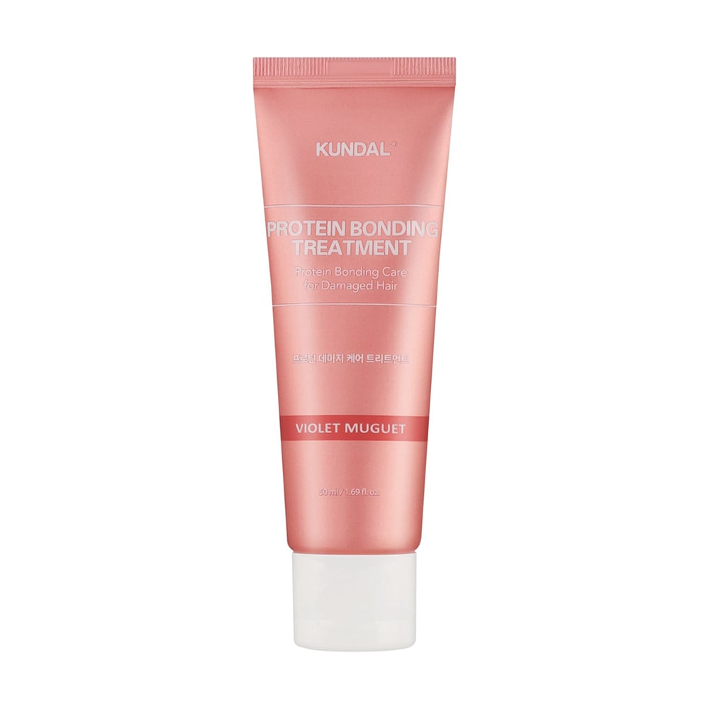 Маска Kundal Protein Bonding Treatment Violet Muguet для пошкодженого волосся, 50 мл